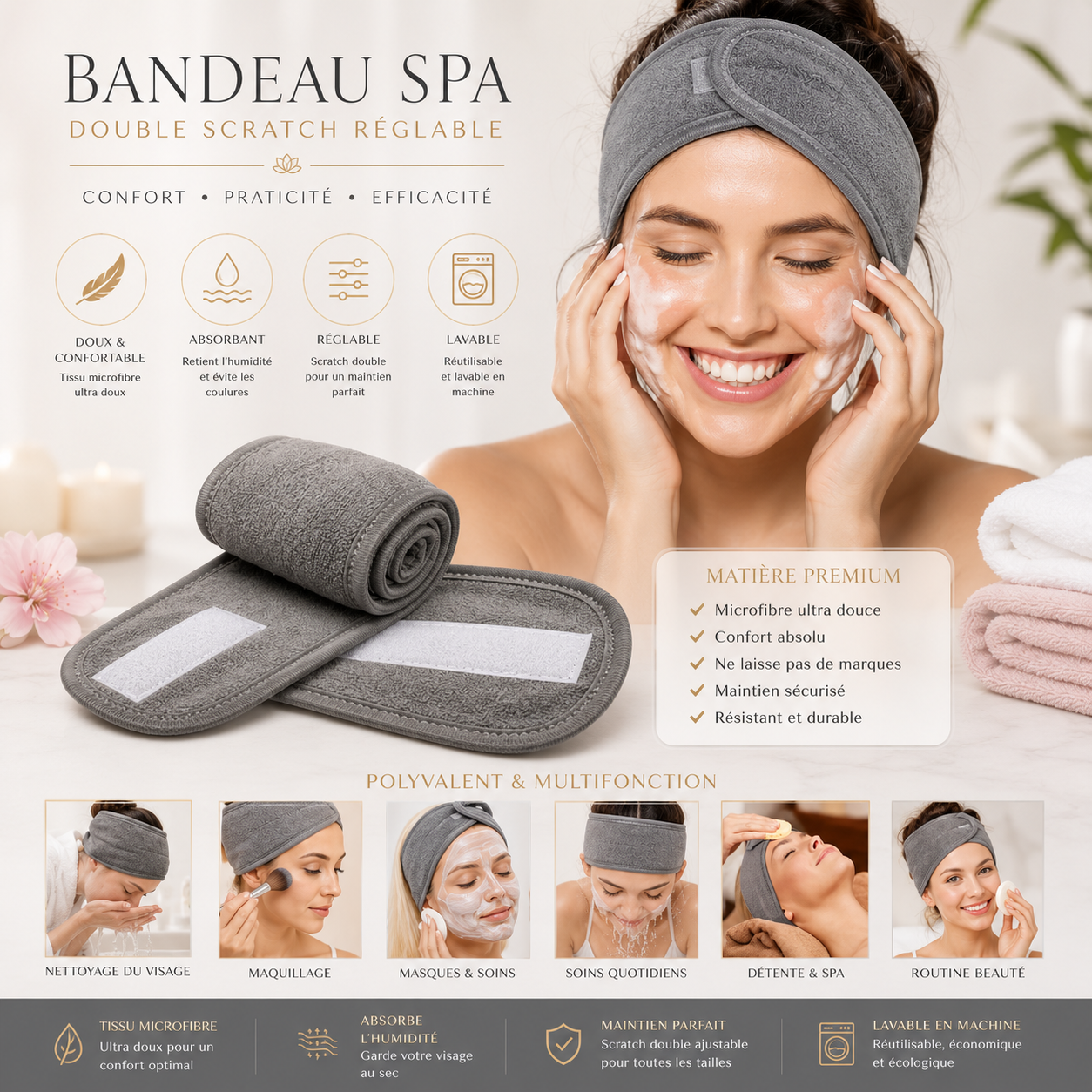 Rituel Sculptant V-Line — Gua Sha, Bandage &amp; Masseur LED