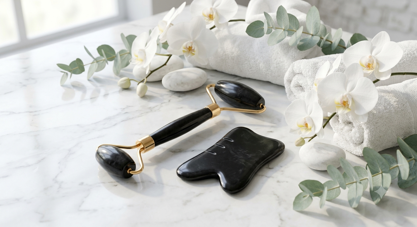 Rituel Sculptant V-Line — Gua Sha, Bandage &amp; Masseur LED